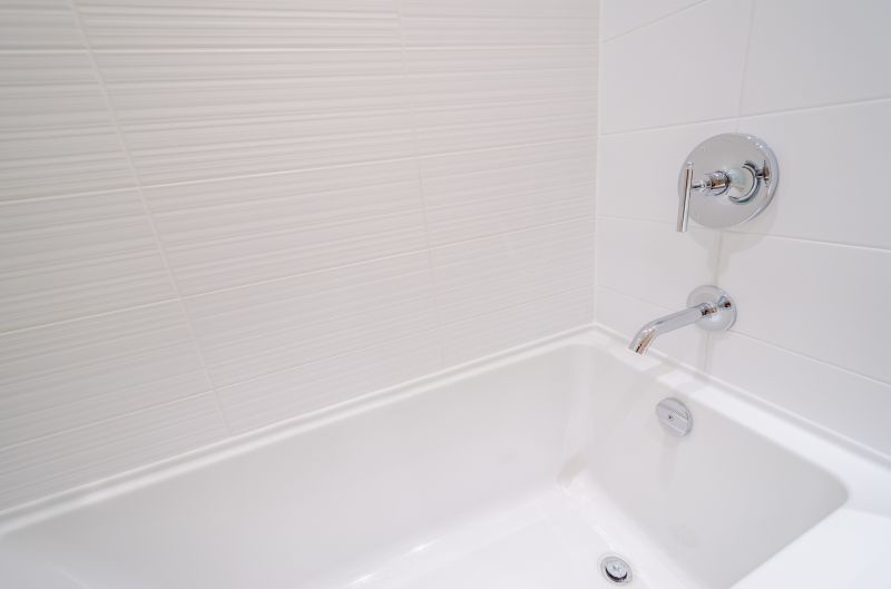 Refinished Bathtub with Modern Fixtures